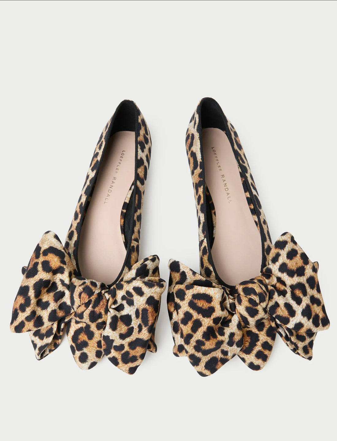 Noa Bow Flat In Leopard