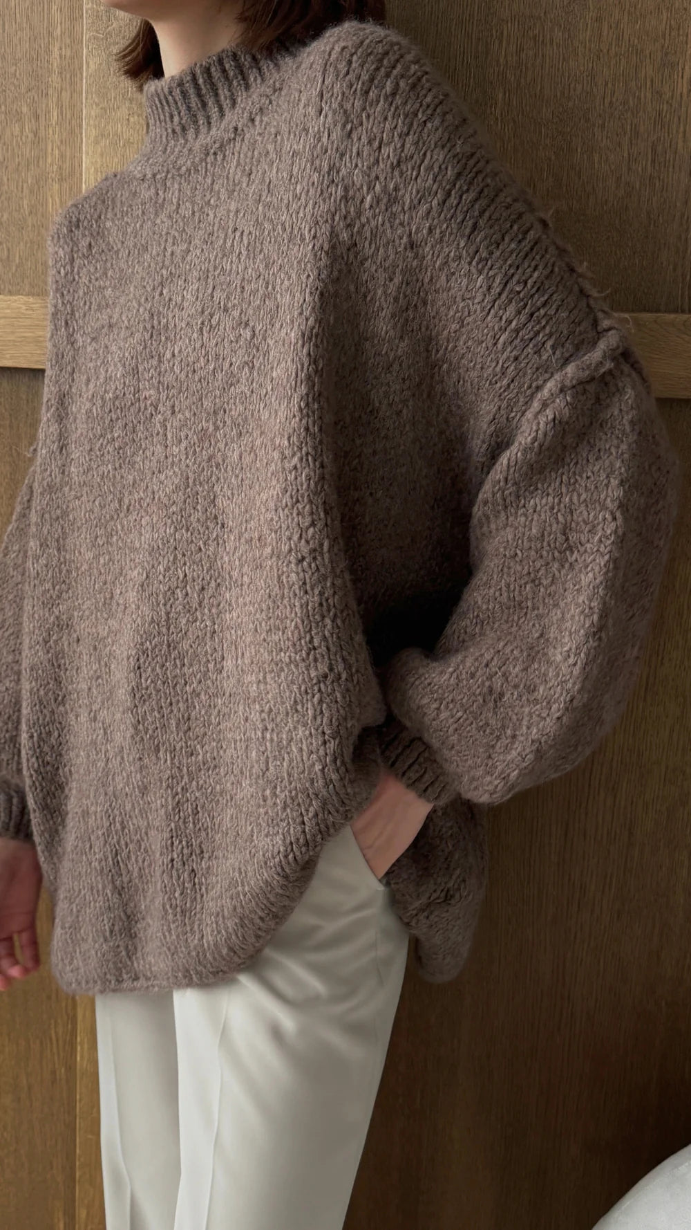 Layla Sweater In Taupe