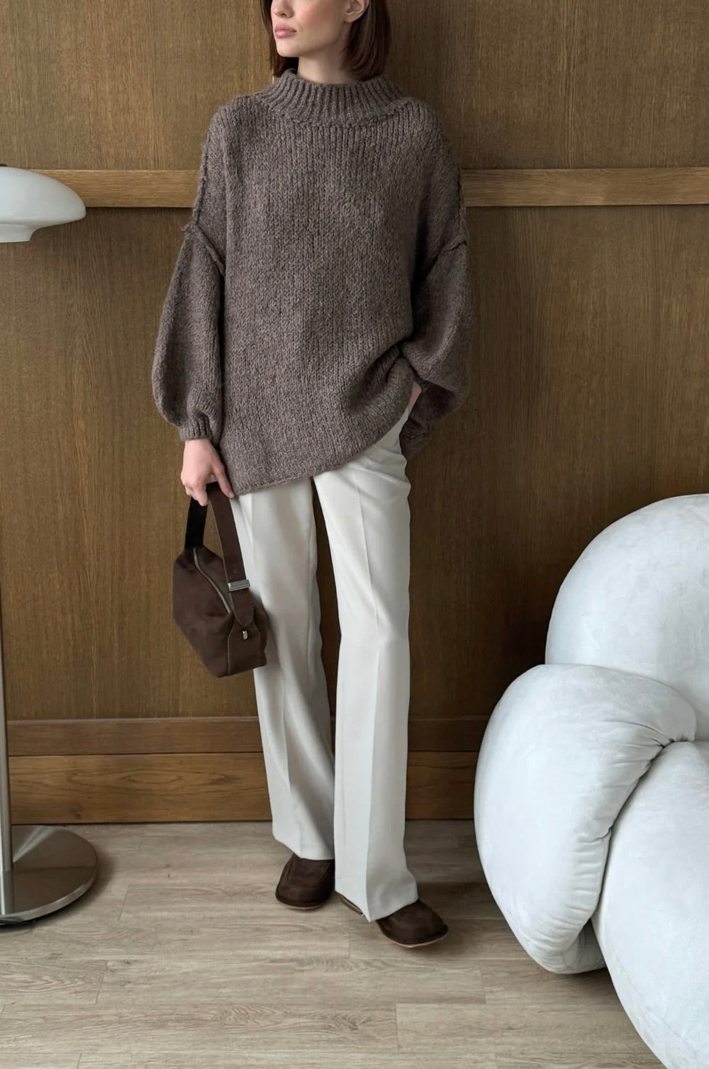 Layla Sweater In Taupe