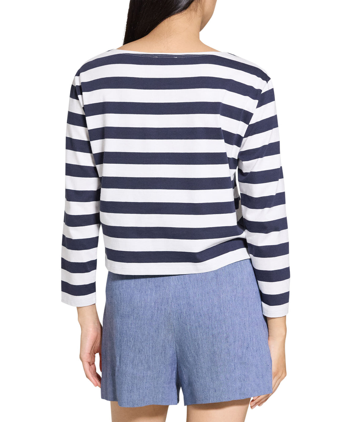 Stripe Boatneck Tee
