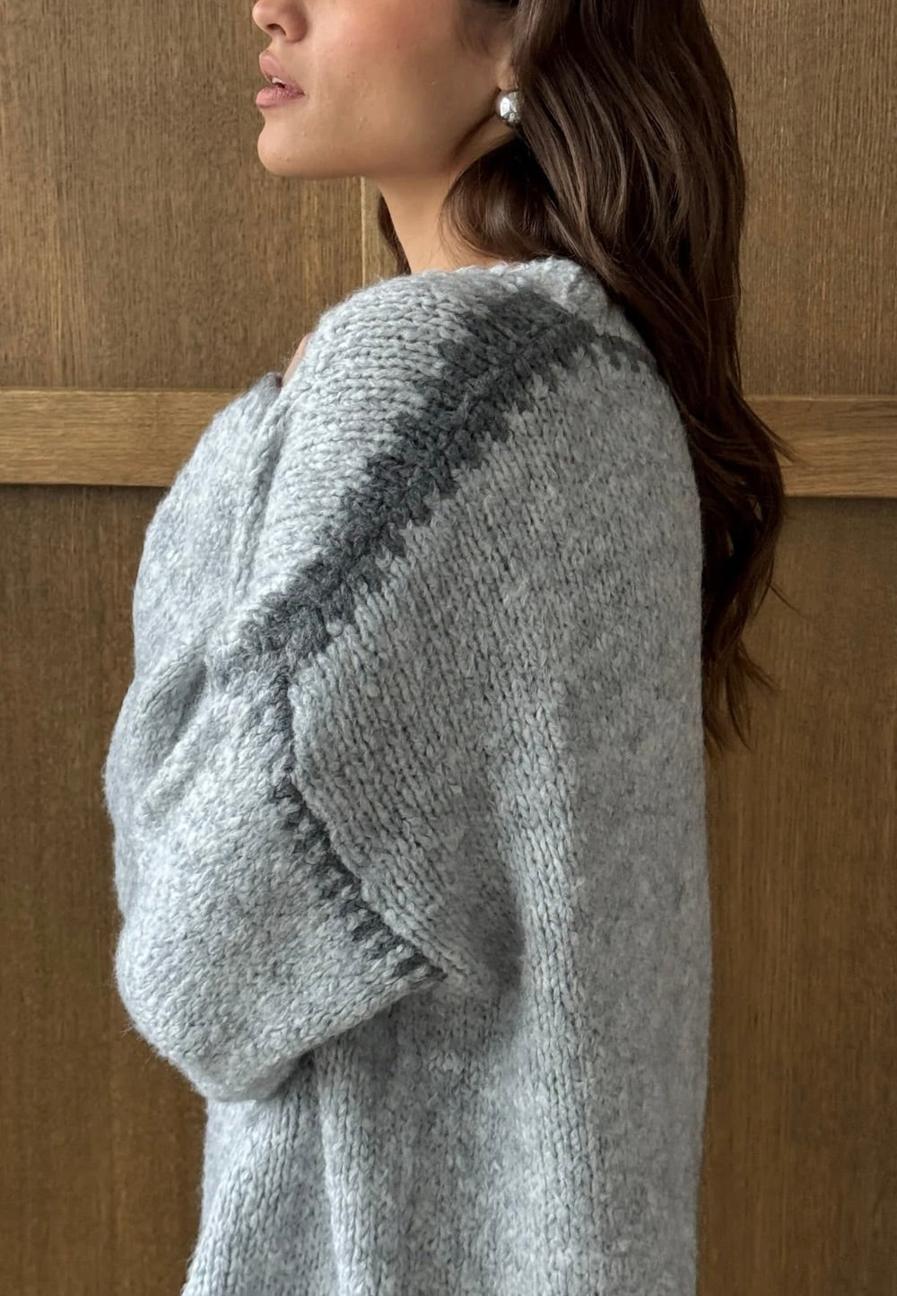 Cleo Sweater In Grey