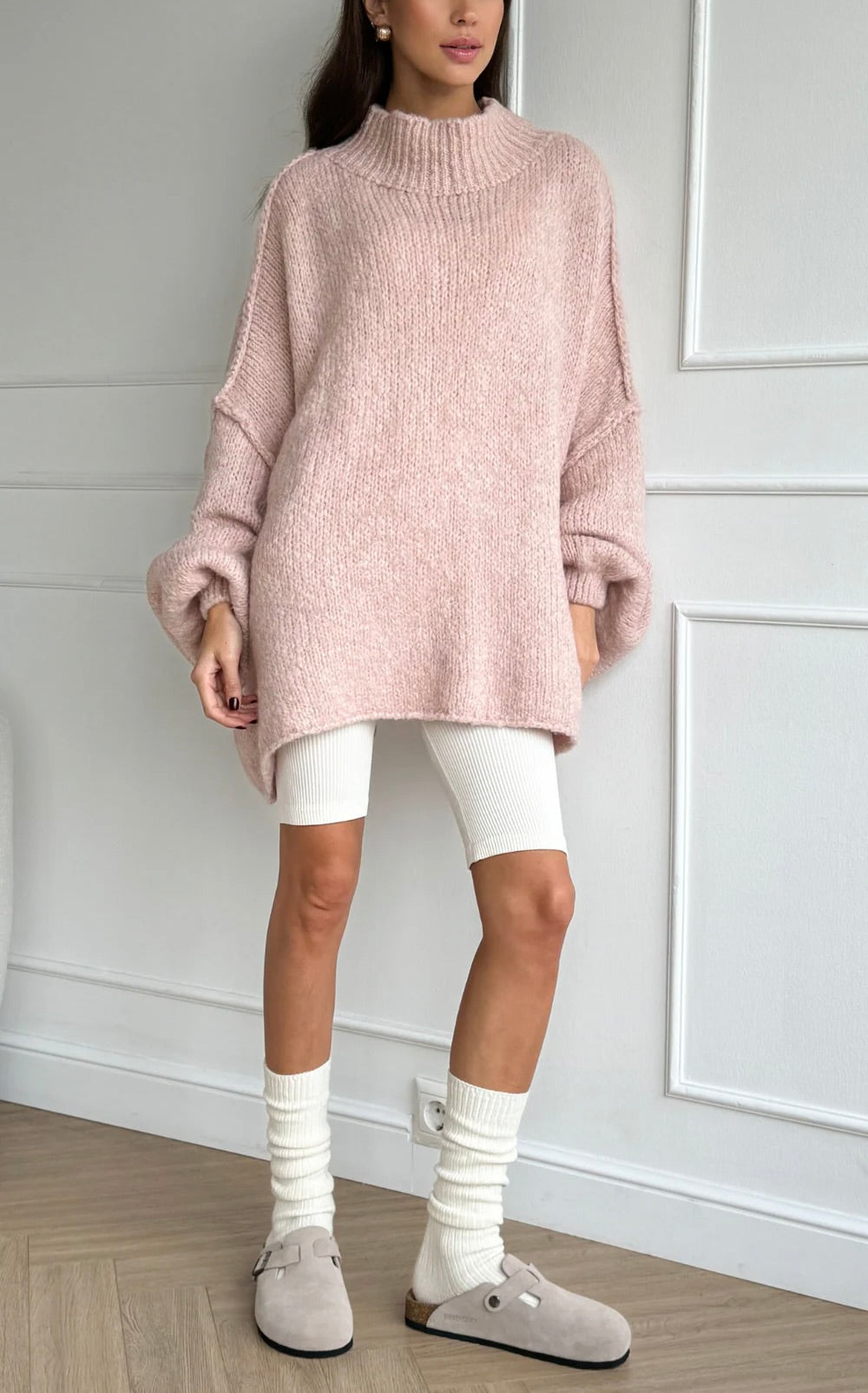 Layla Sweater In Rose