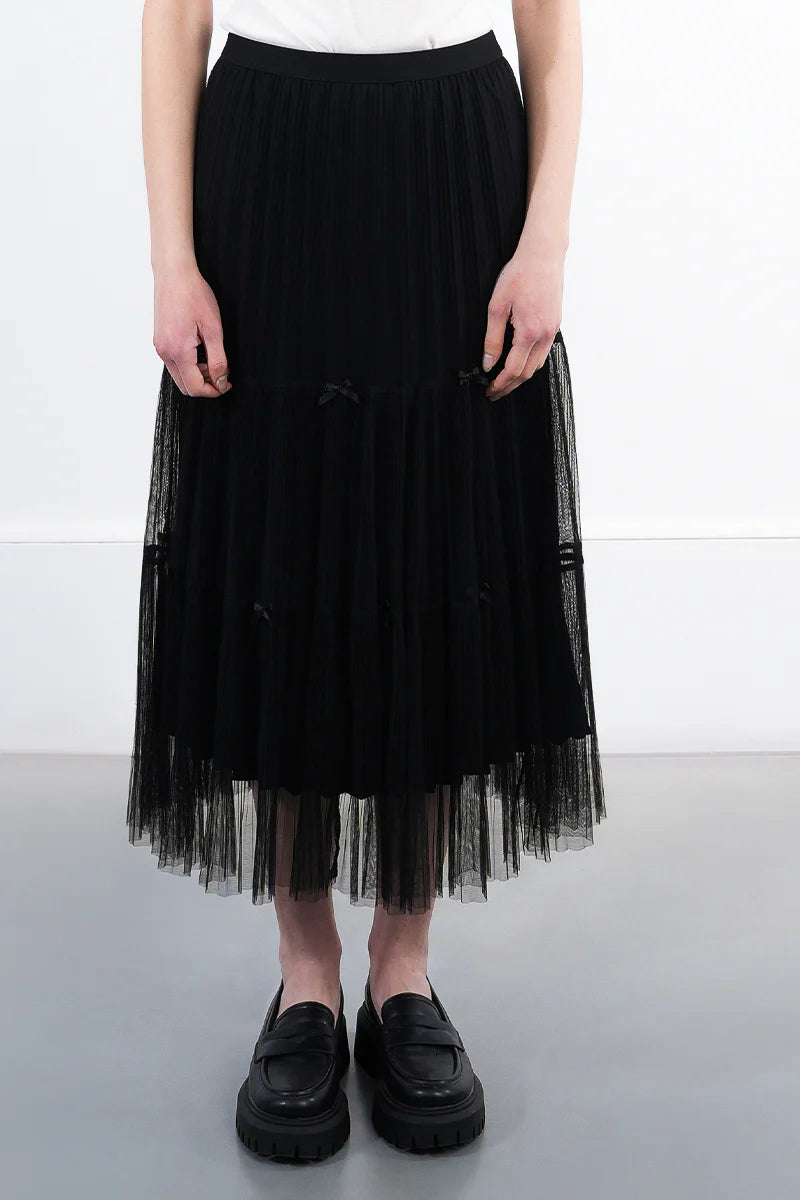 Skirt With Bow Detail