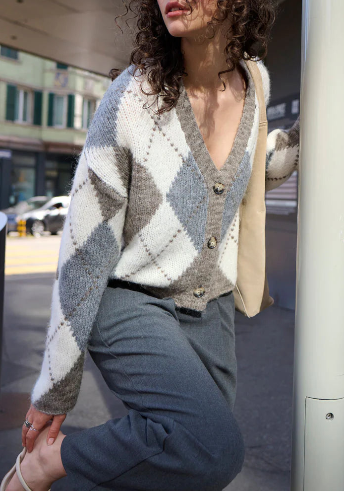 Argyle Cardigan
