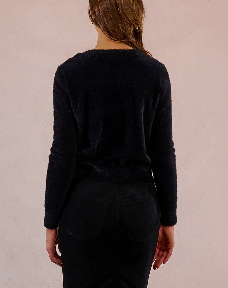 Cardigan With Button Detail