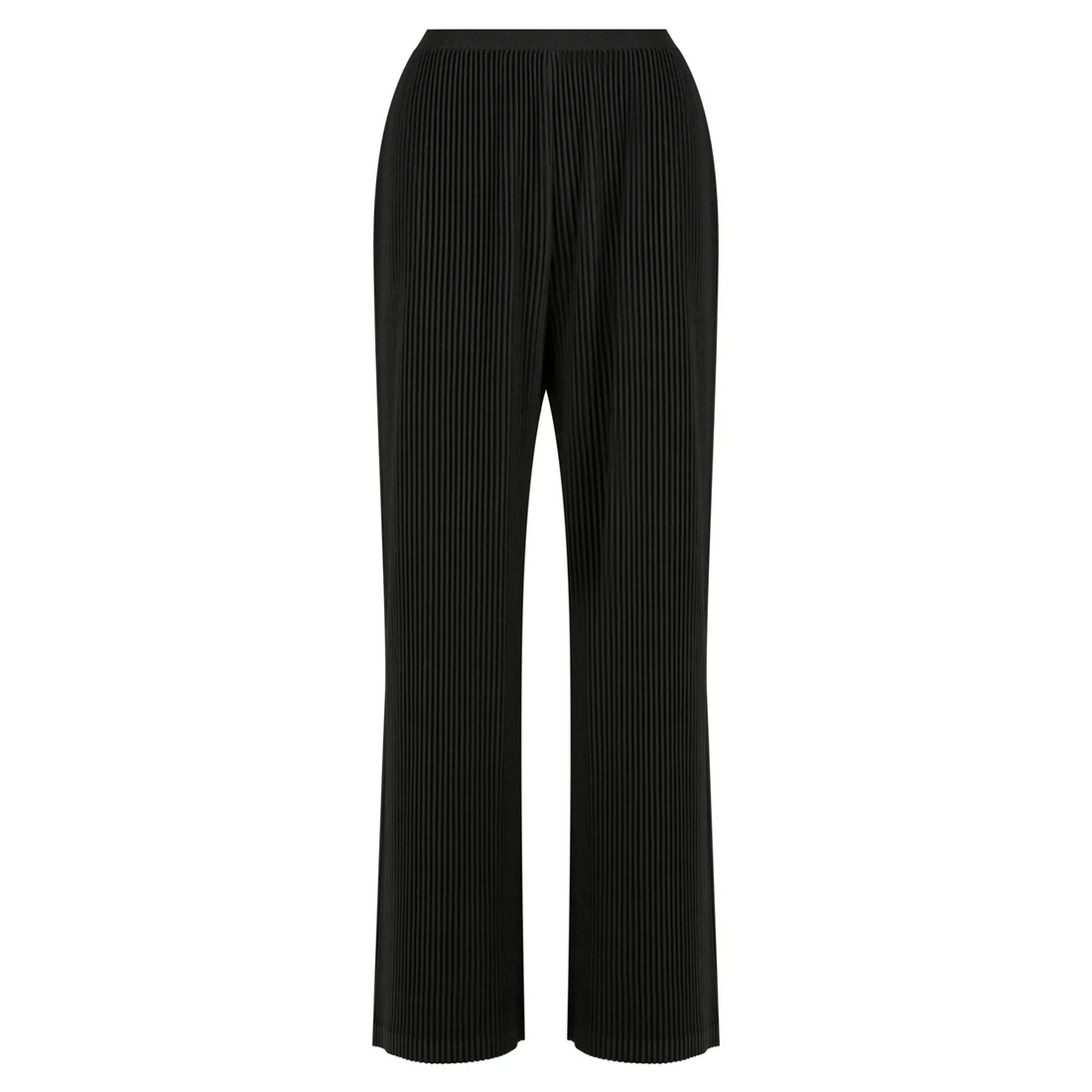 Plisse Pant Black