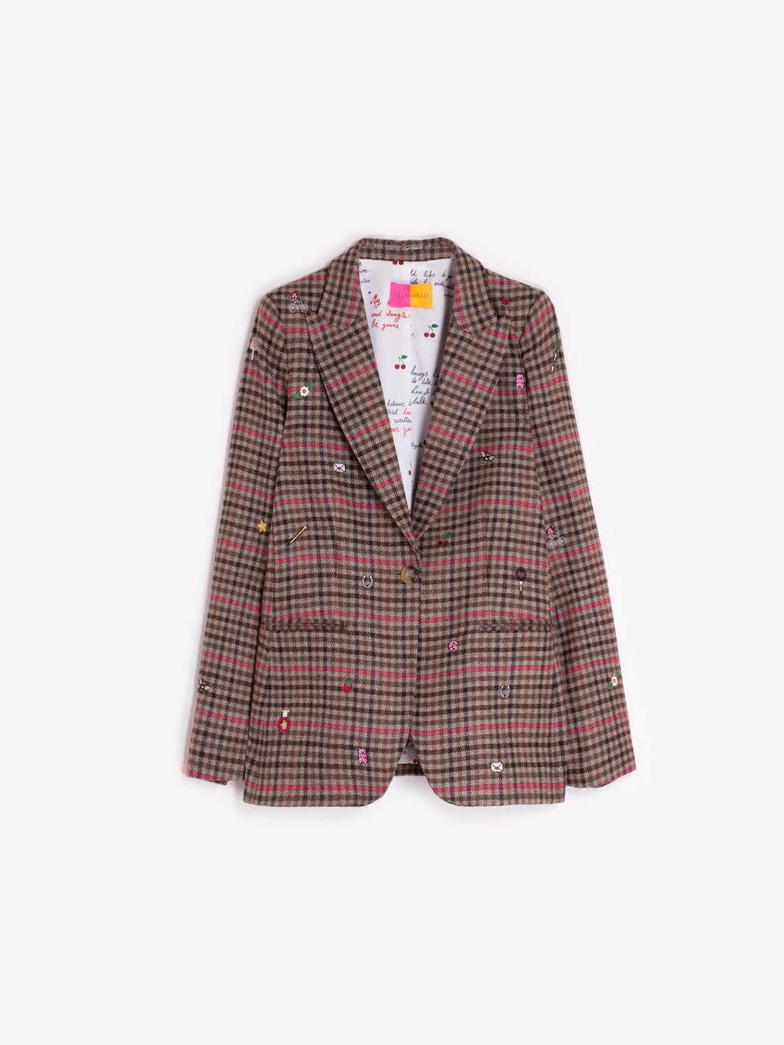Heather Embroidered Blazer