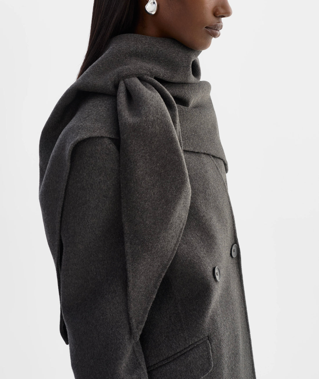 Emma Charcoal Scarf