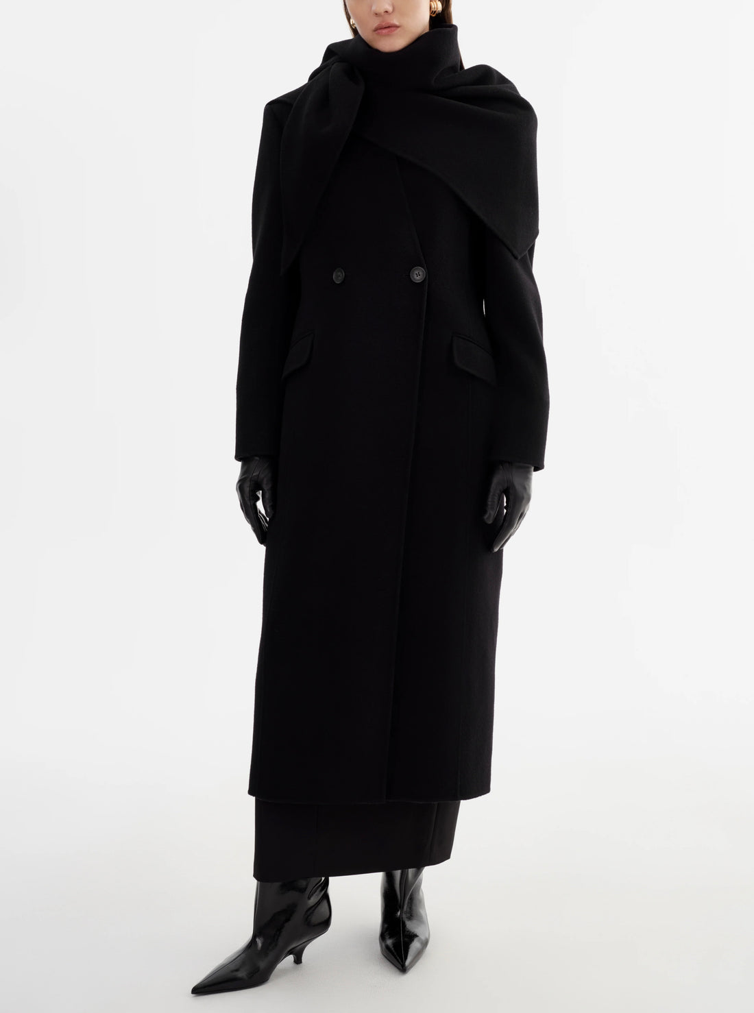 Emma Black Scarf