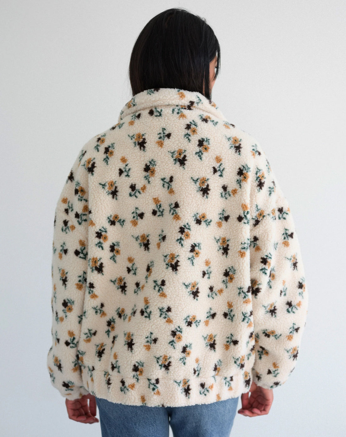 Floral Sherpa Jacket