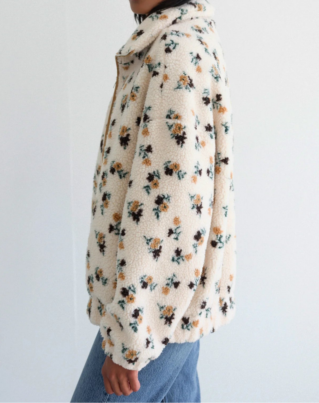 Floral Sherpa Jacket