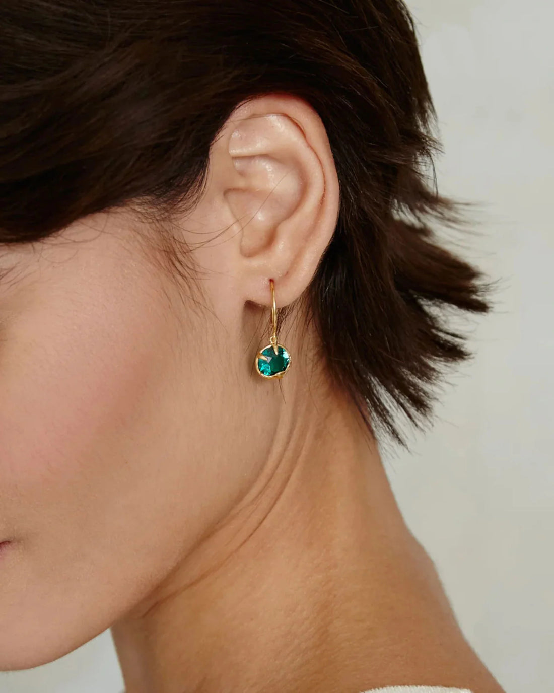 May Birthstone Earring