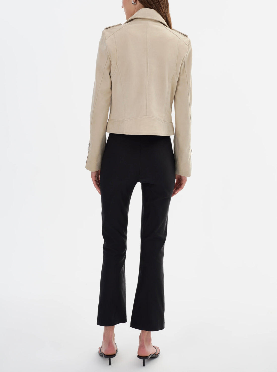 Donna Suede Biker Jacket