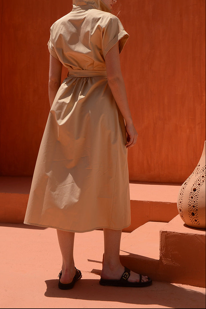 Cosmos Dress in Sand