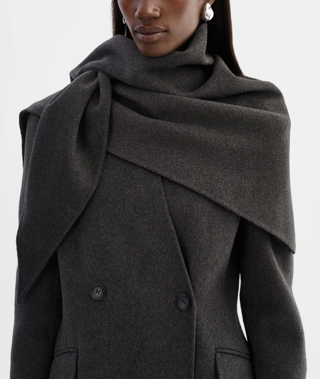 Emma Charcoal Scarf