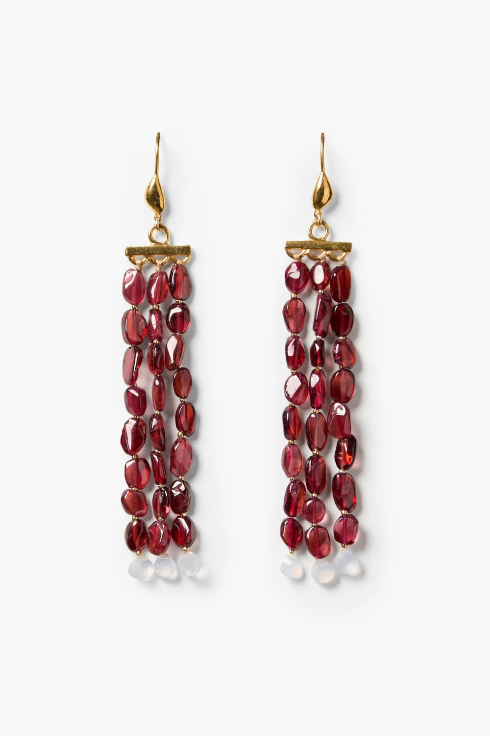 Regina Chandelier Earring Garnet