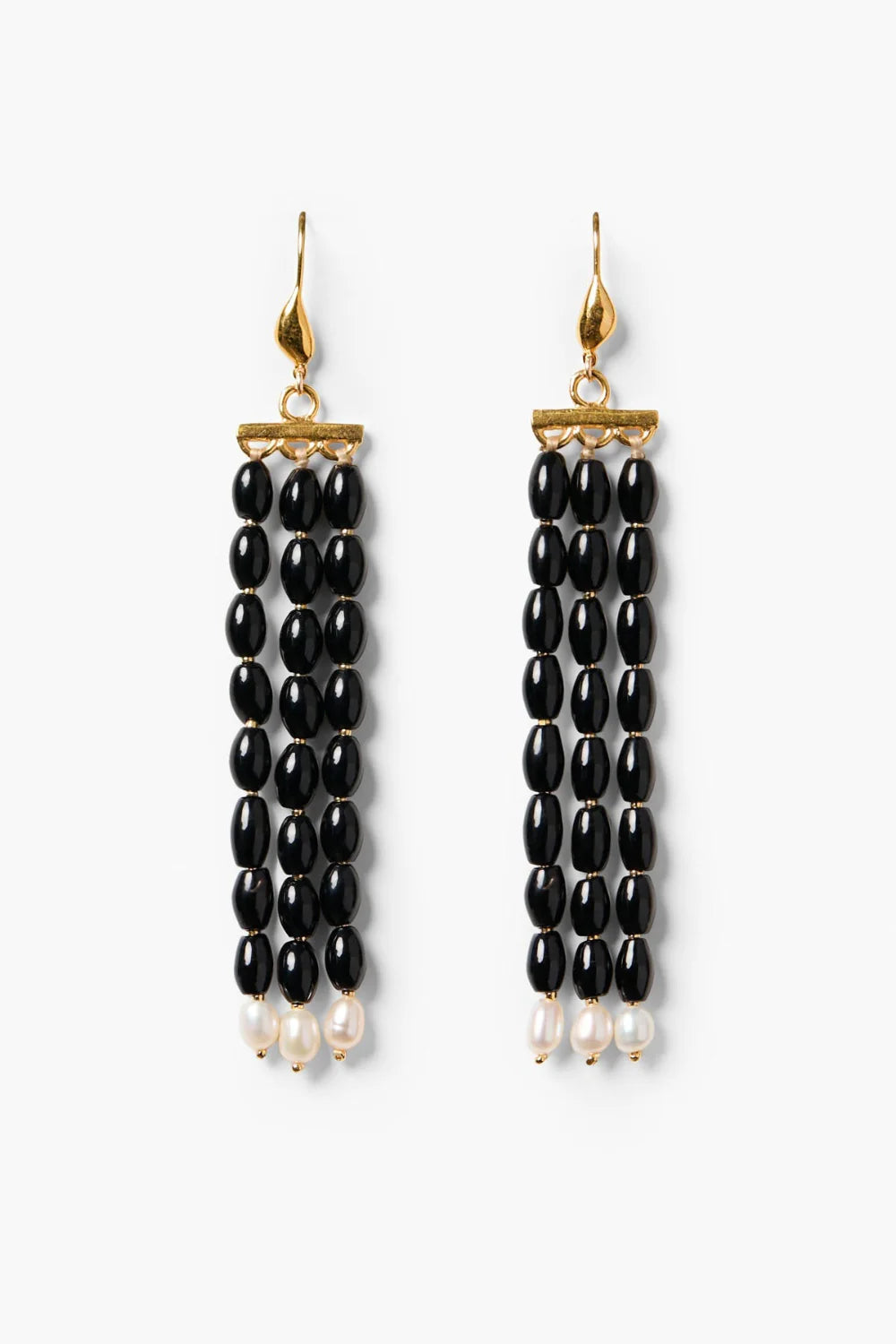 Regina Chandelier Earring Onyx