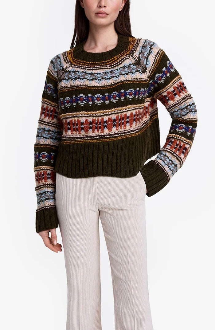 Handknit Crewneck Sweater