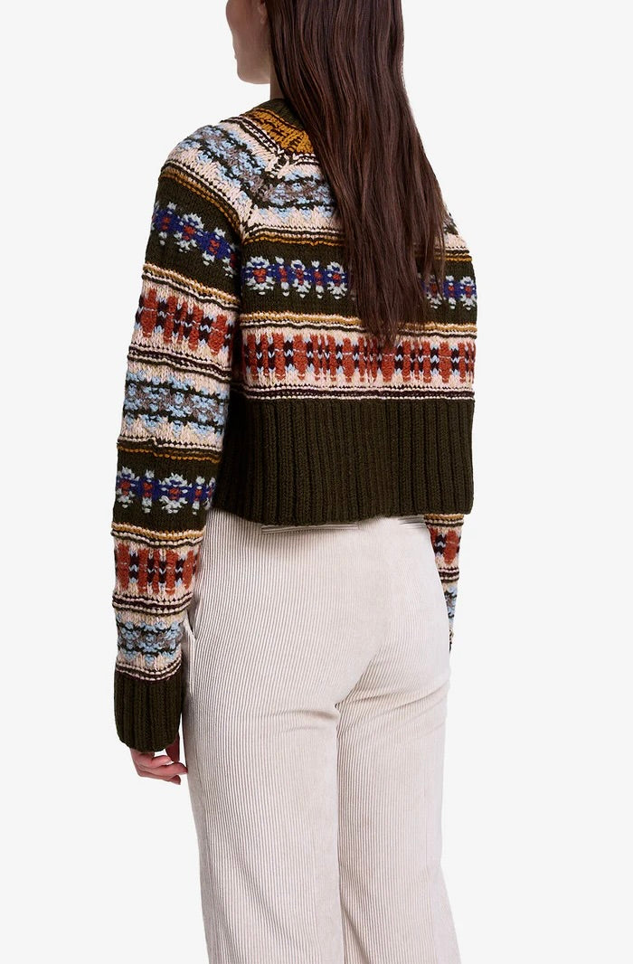 Handknit Crewneck Sweater