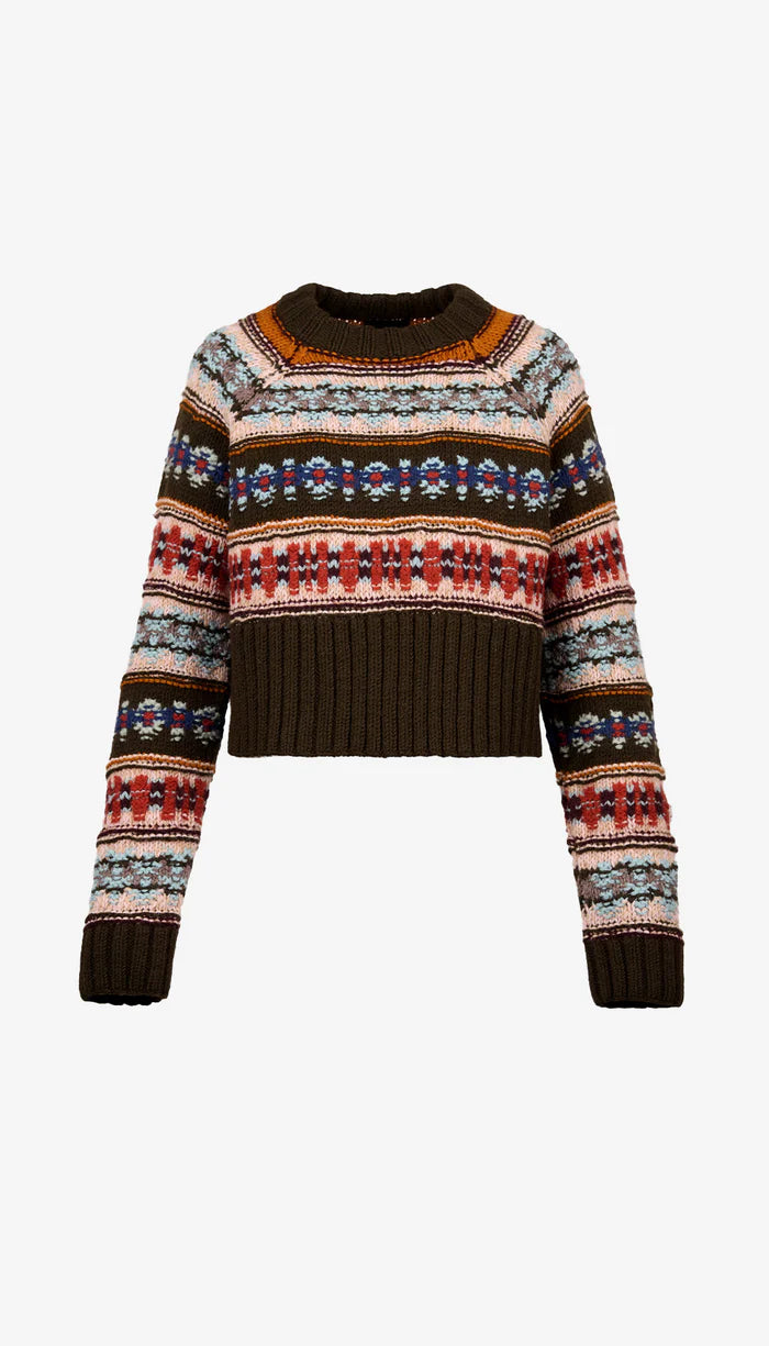 Handknit Crewneck Sweater