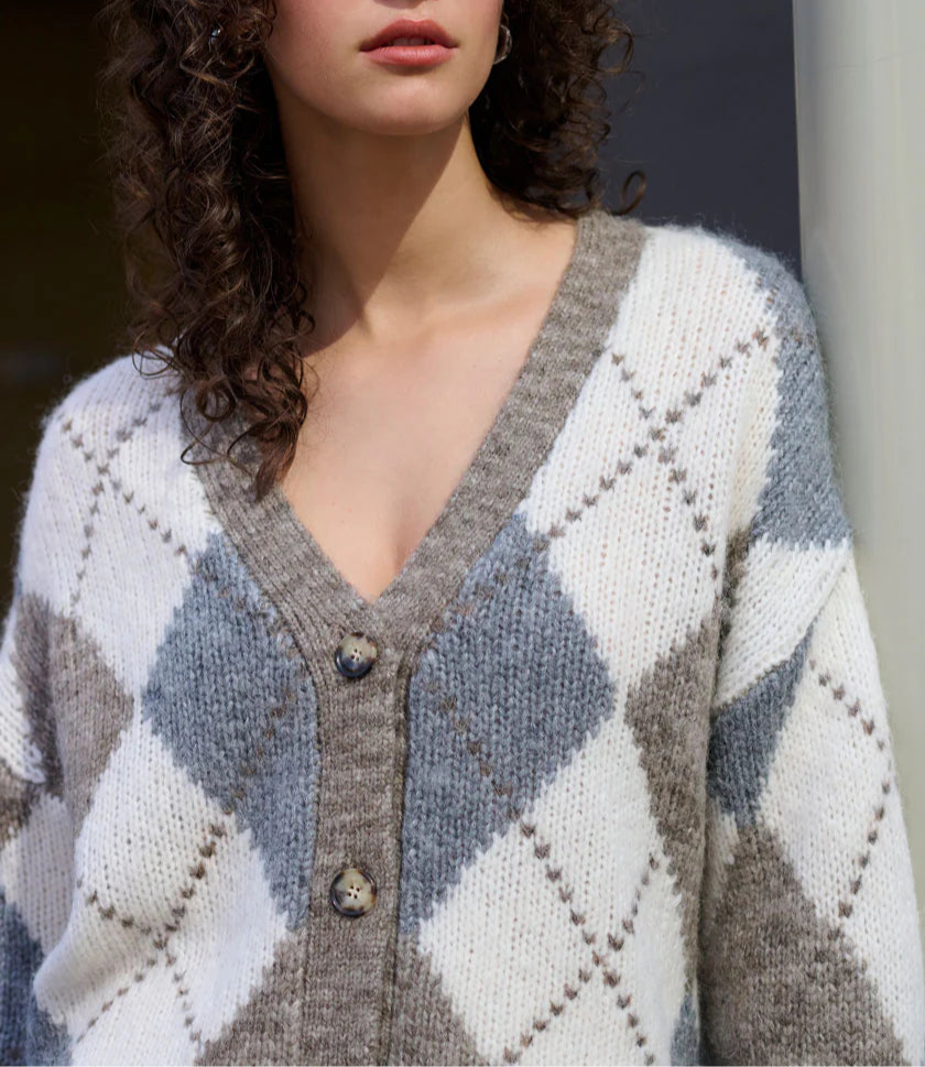 Argyle Cardigan