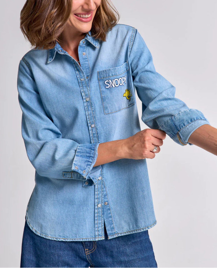 Snoopy Denim Shirt