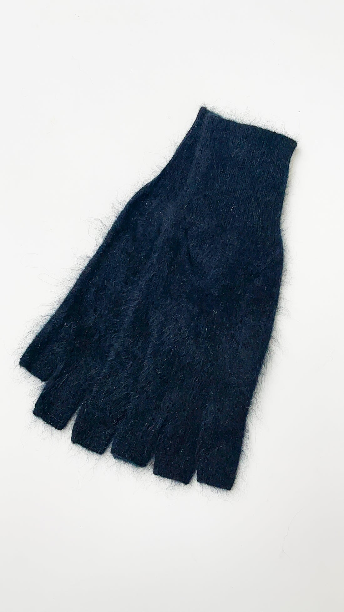 Brushed Fingerless Gloves