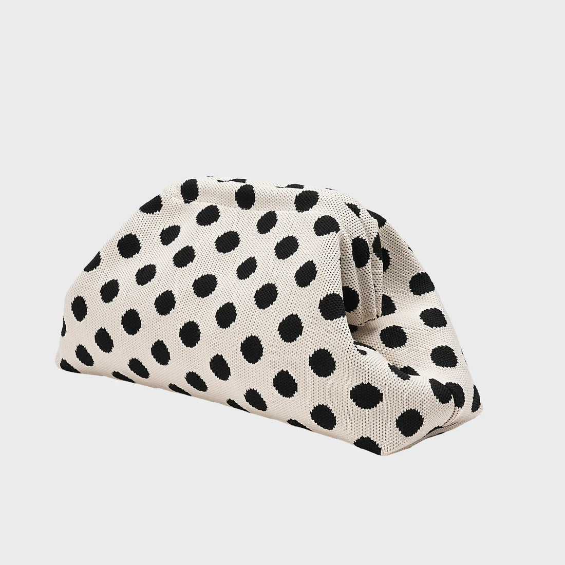City Girl Pouch Polkadot In White