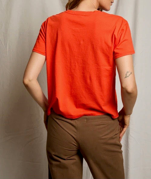 Harley Tee In Tomato