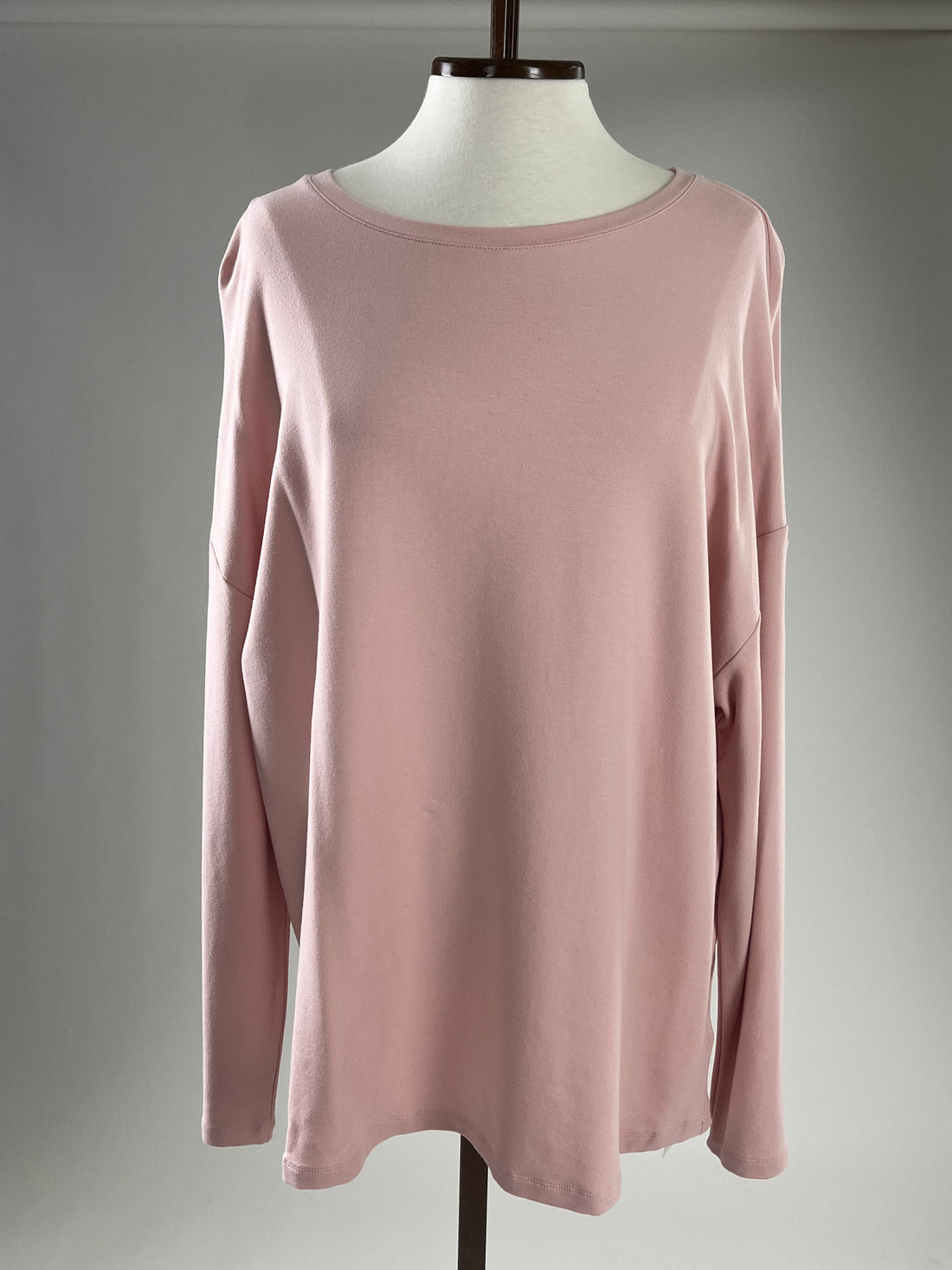 French Terry High-Low Crewneck