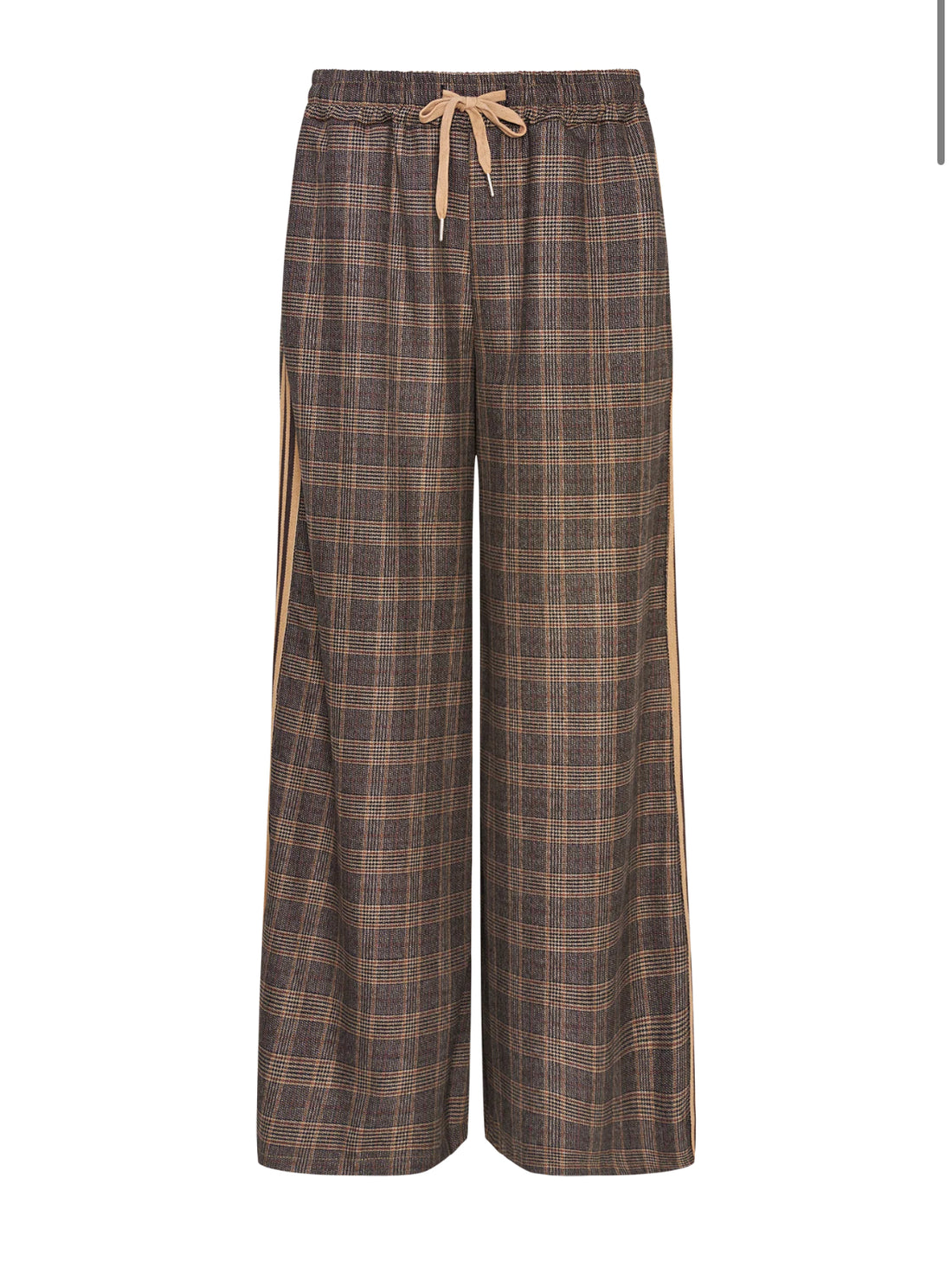 Plaid Drawstring Pant