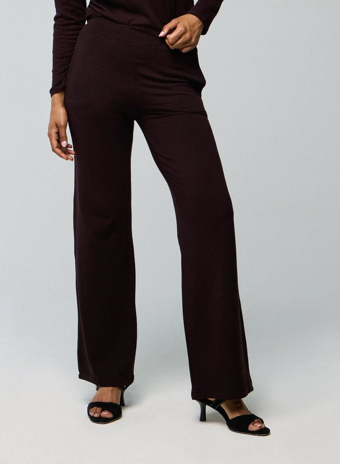 French Terry Wide Leg Pant