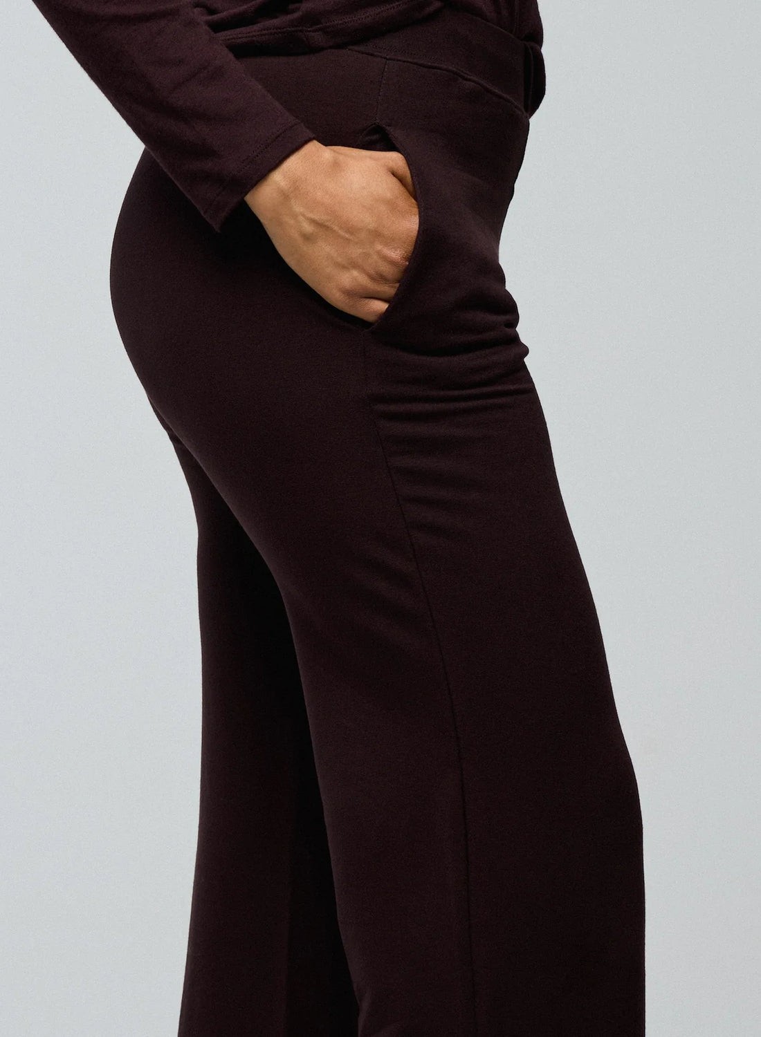 French Terry Wide Leg Pant