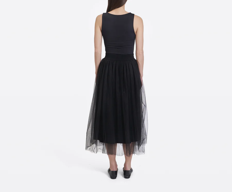 Gathered Skirt w/ Tulle