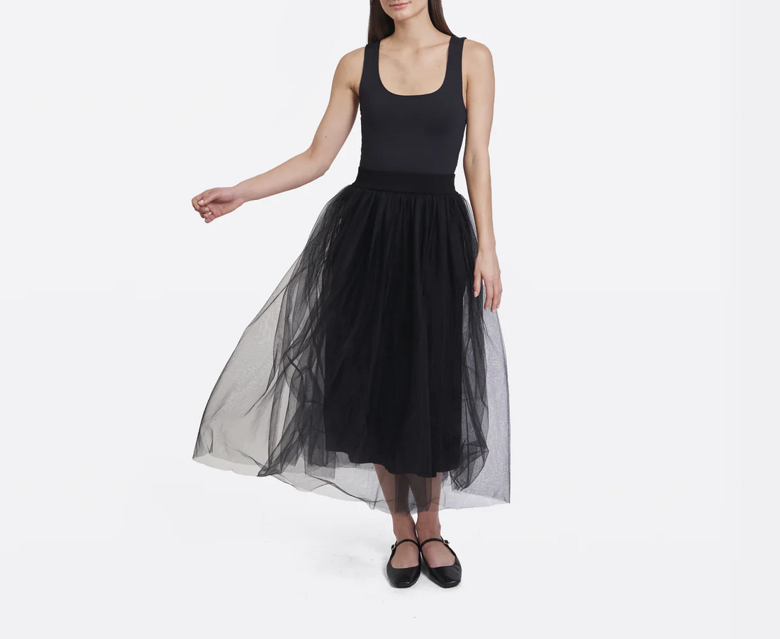 Gathered Skirt w/ Tulle