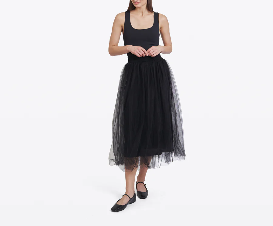 Gathered Skirt w/ Tulle