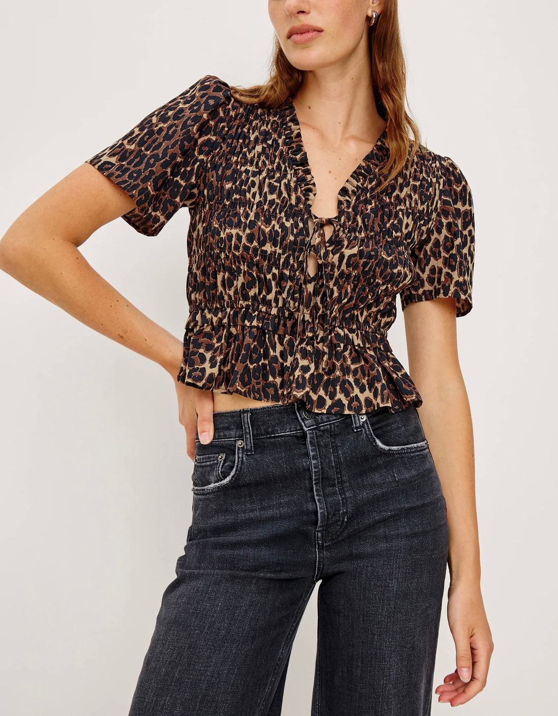 Portia Cheetah Top