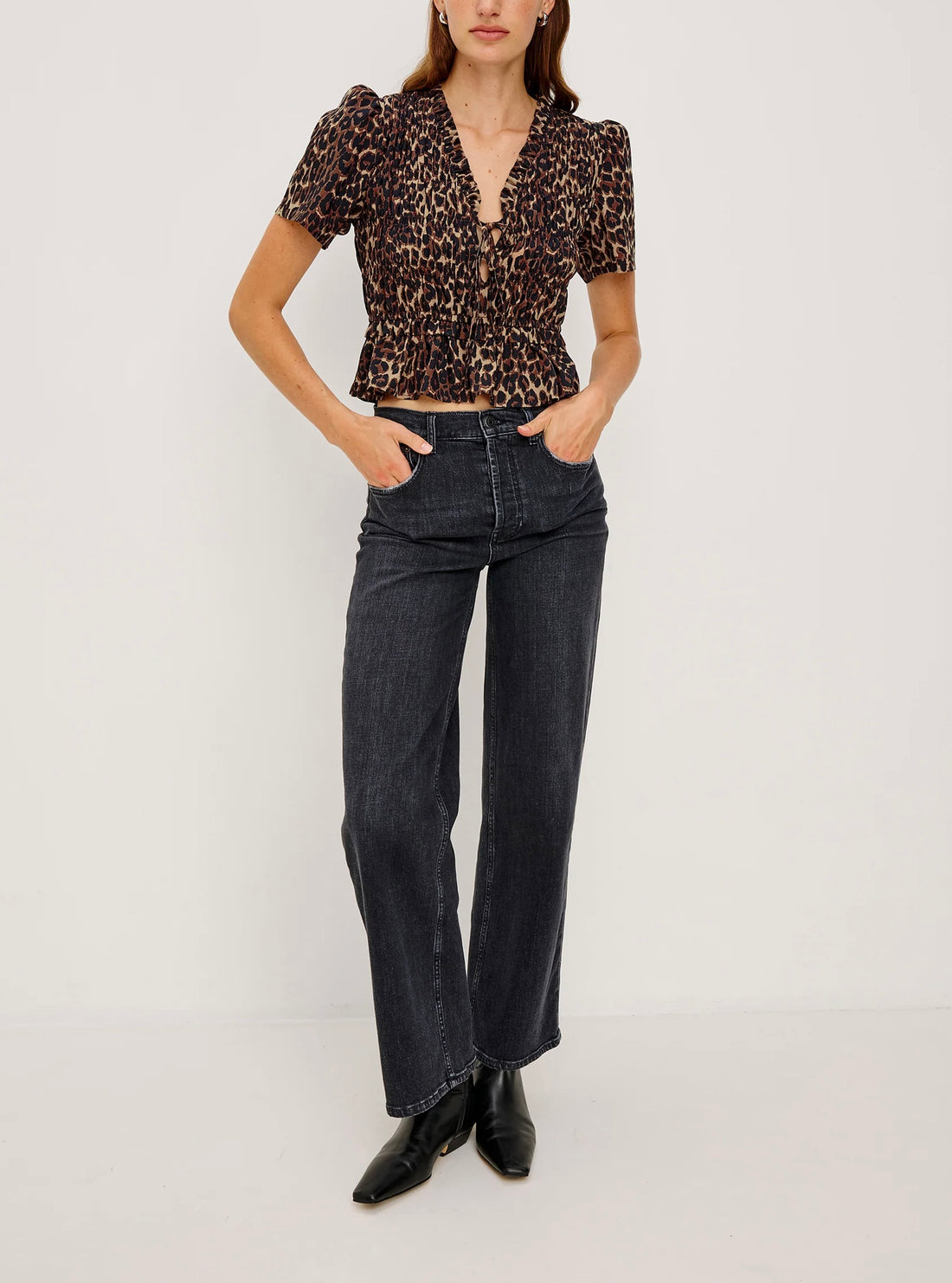Portia Cheetah Top