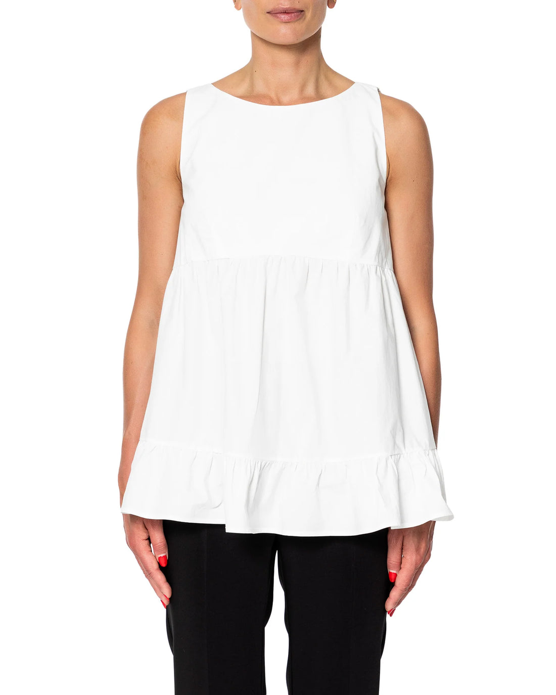Balza Poplin Top