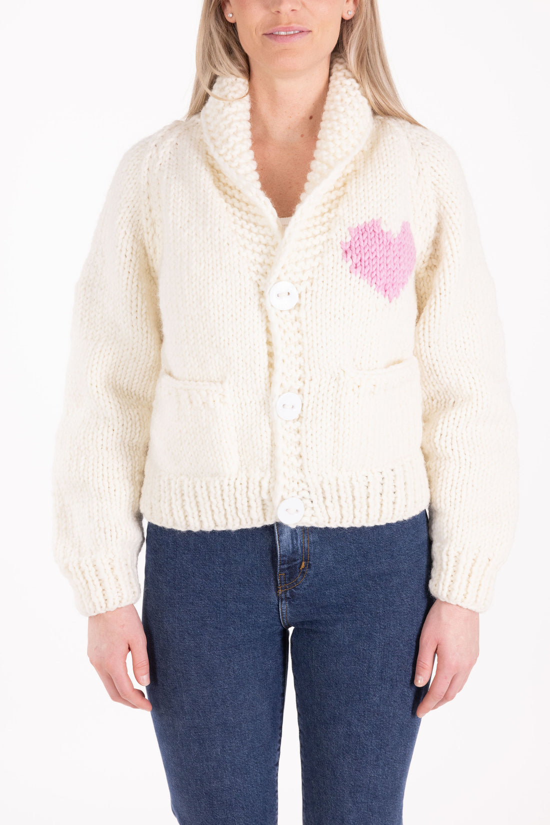 Short Heart Cardi