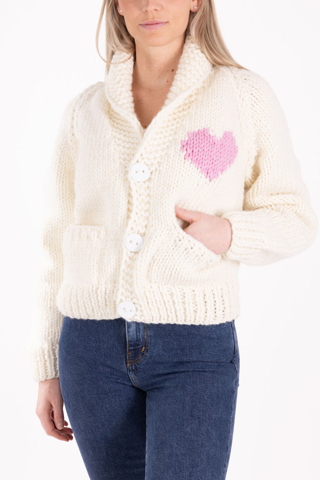 Short Heart Cardi