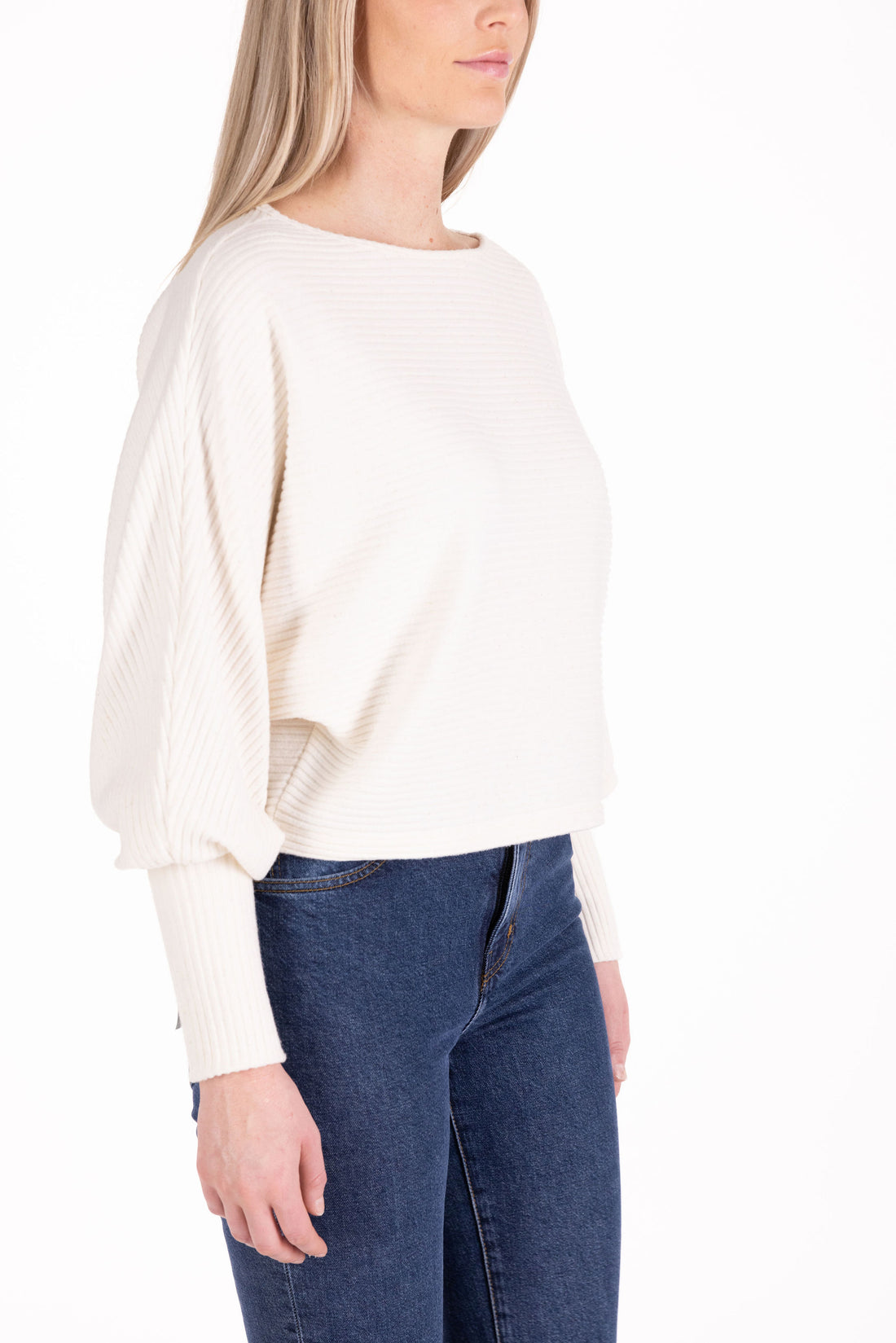 Triblend Cozy Rib Boat Neck L/S Top