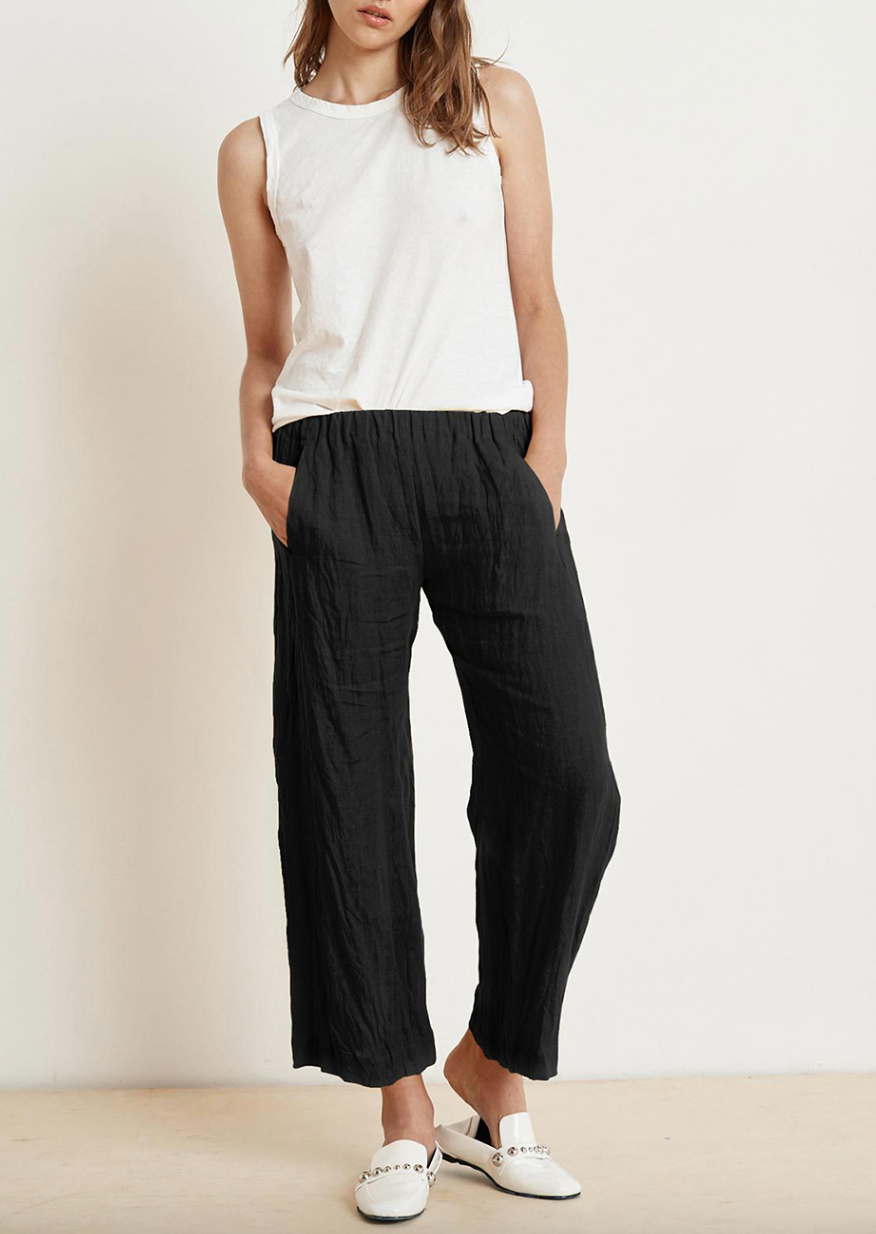 LOLA WOVEN LINEN PANT