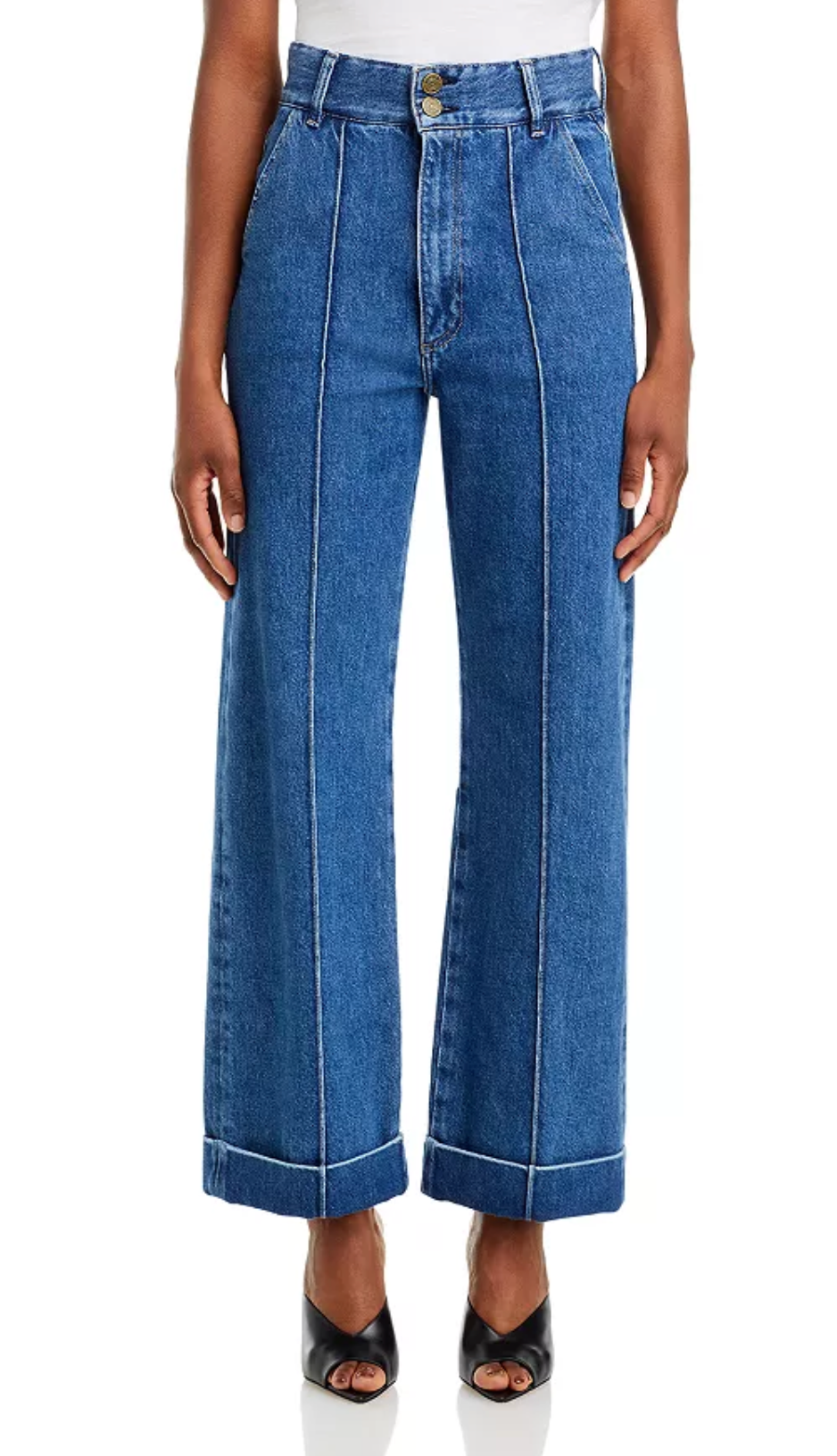 70's Cuffed Crop Jean