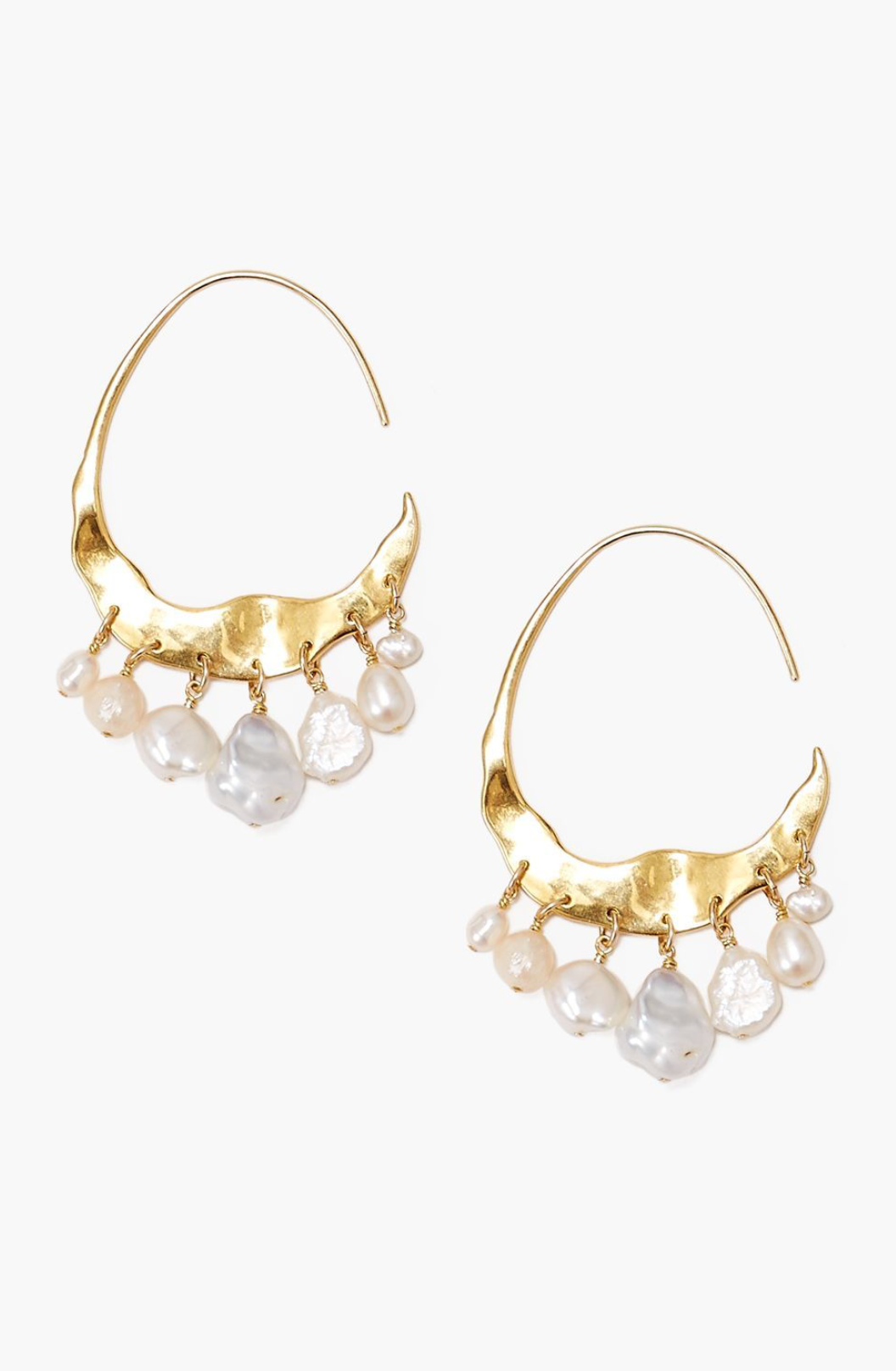 Pearl/Multi Stone Drop Earring