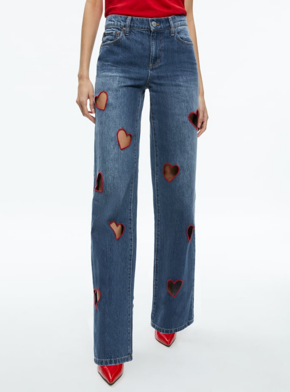 Karrie Heart Cutout Jean