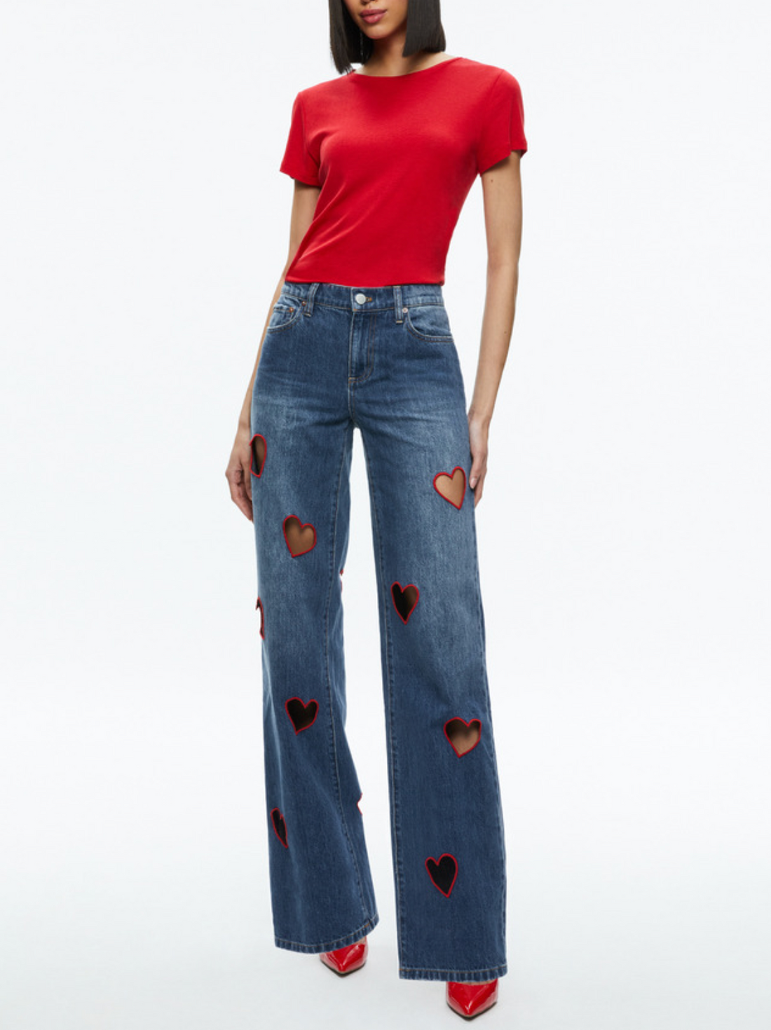 Karrie Heart Cutout Jean