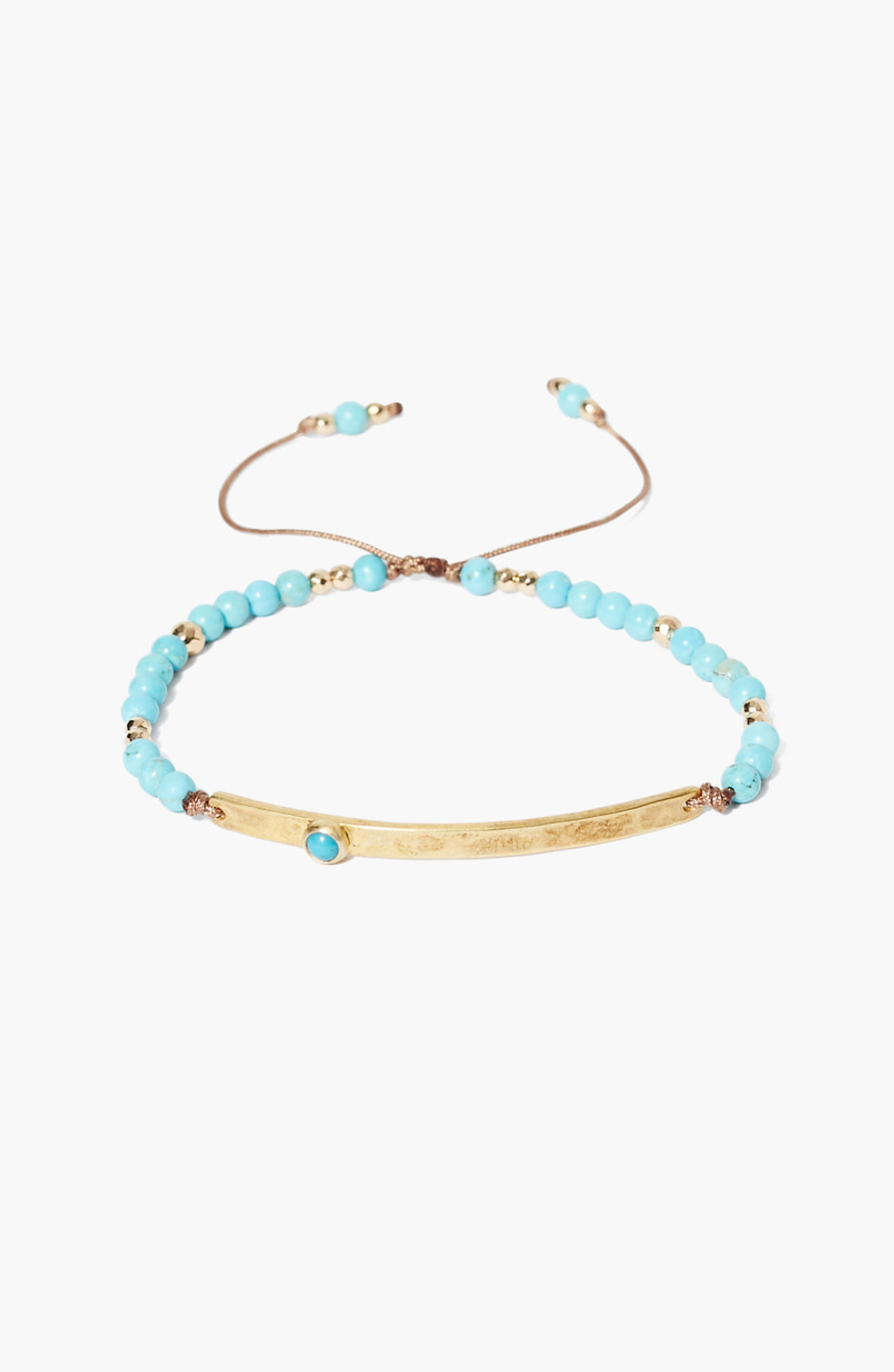 Delilah Turquoise Pull-Tie Bracelet