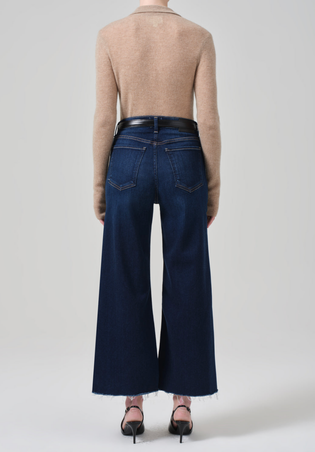 Lyra Wide Leg Crop Denim