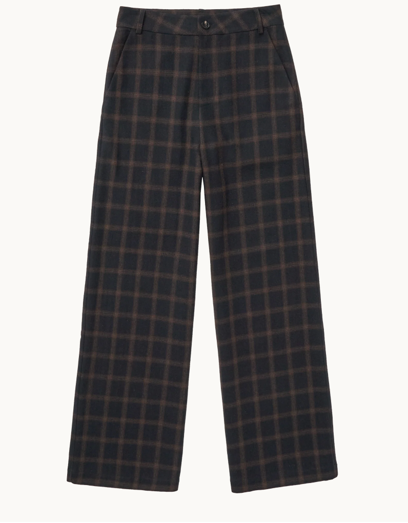 Elliot Wool Plaid Pant